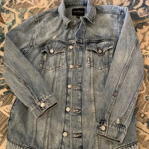 Lucky Brand Blue Relaxed Denim Jacket